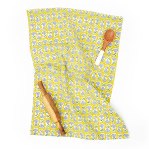 Thistle and Buti Kitchen Towel Set - Celery