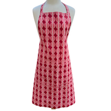 Bobbles Apron in Peppermint - traditional tie style