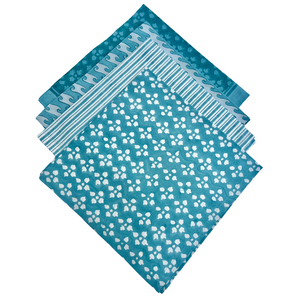 Mix and Match Napkins in Blue/Green - set of 4 (sample)