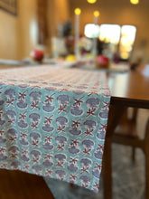 Mountain Thistle Table Runner in Faded Rose