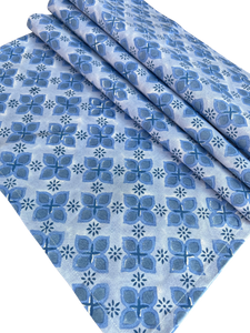 Blue Table Runner: Elegance in Every Stitch | Cardamom Designs