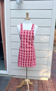 Bobbles Apron in Peppermint - smock style