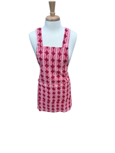 Bobbles Apron in Peppermint - smock style