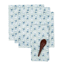 Mountain Thistle Napkins in Blue Steel - set of 4