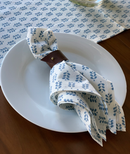 Sprouts Napkins in Faded Denim - set of 4