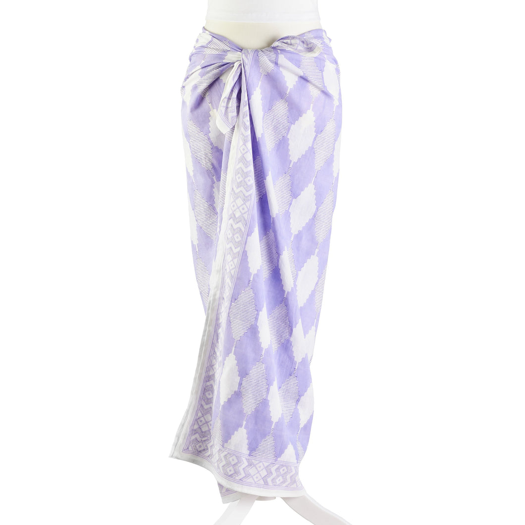 Stepwell Scarf / Sarong in Periwinkle