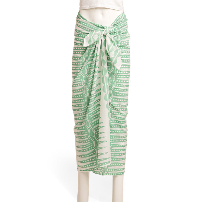 The Octo Sarong in Sea Glass