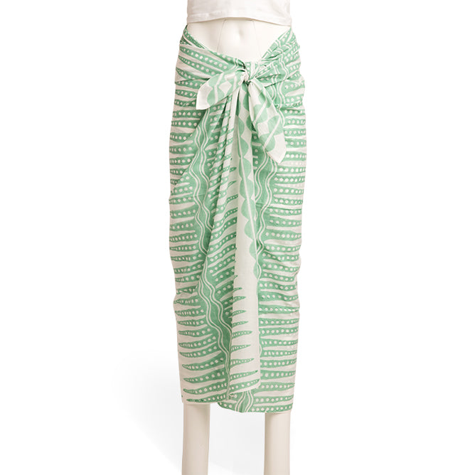 The Octo Sarong in Sea Glass
