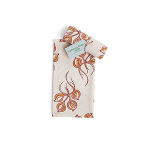 Shallots Kitchen Towel in Coral